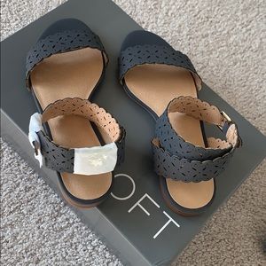 Brand new loft coastal grey sandals
